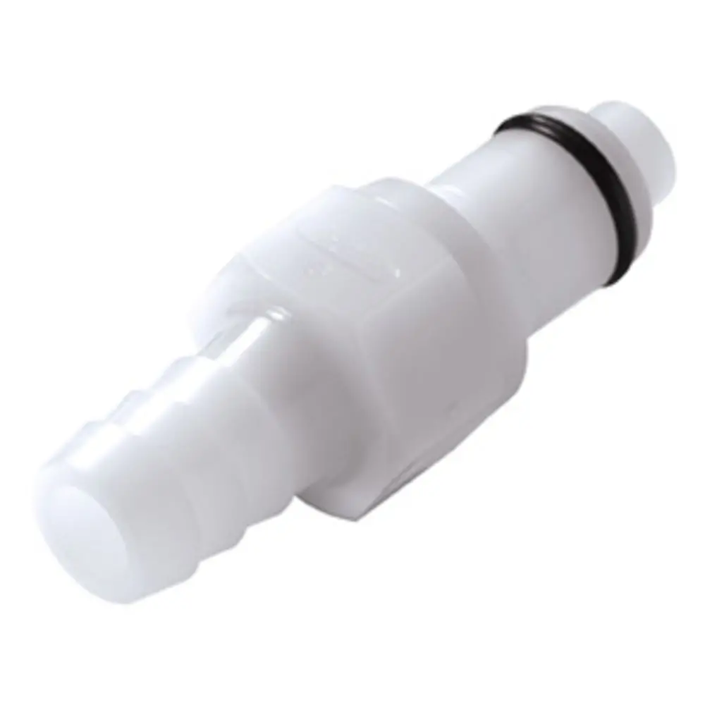 21400 Nsf Valved In-Line Hose Barb Coupling Insert 3/8 Id Barb 1