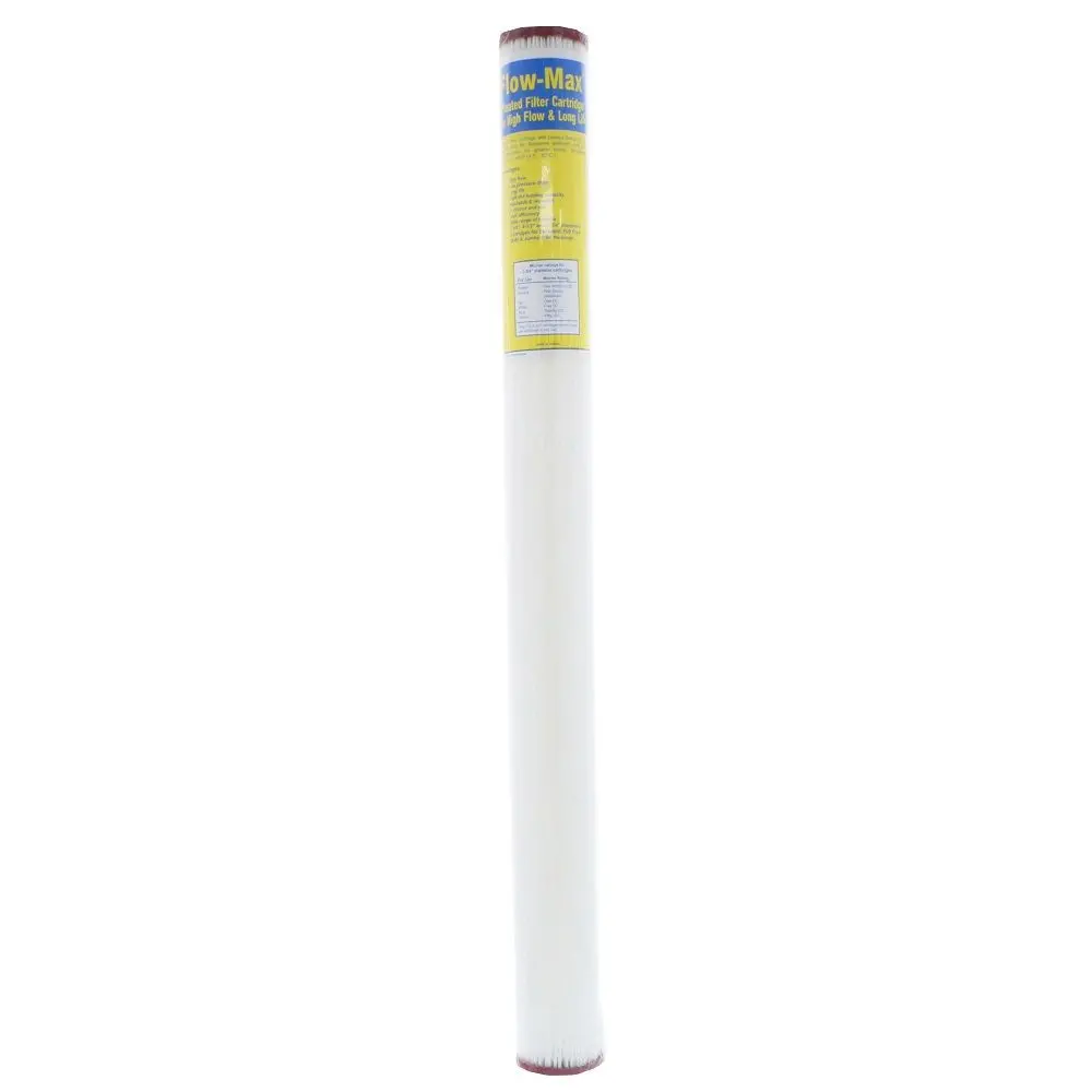29-1/4" X 2-3/4" Flow-Max Pleated Poly - 0.35 Mic 1