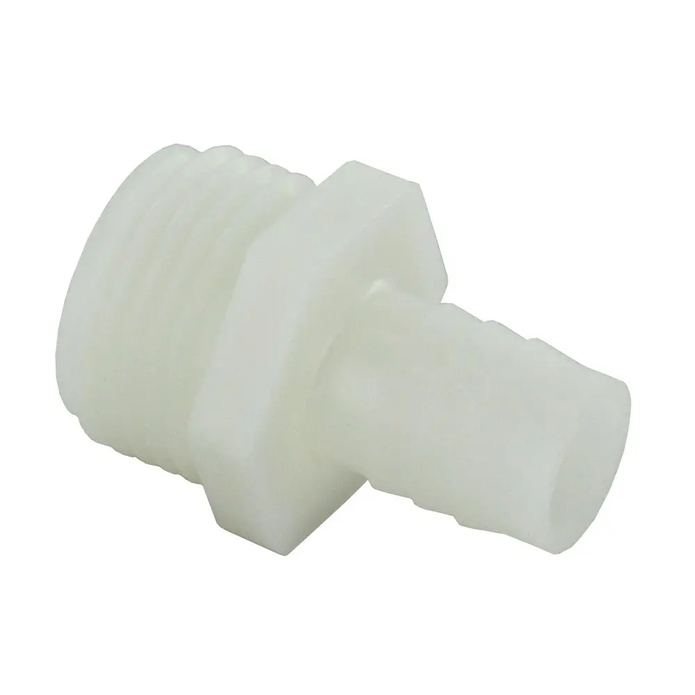 Male Garden Hose Barb Connector Nylon - 3/4 Mght X 1/4 Id Barb 1