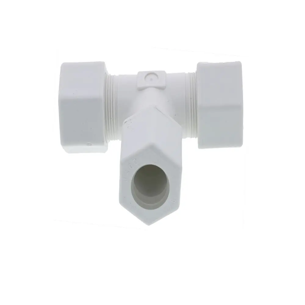 Jaco 70-14-P-Pg Polypropylene Union Tee 7/8 Od Tube X 7/8 Od Tube X 7/8 Od Tube 2