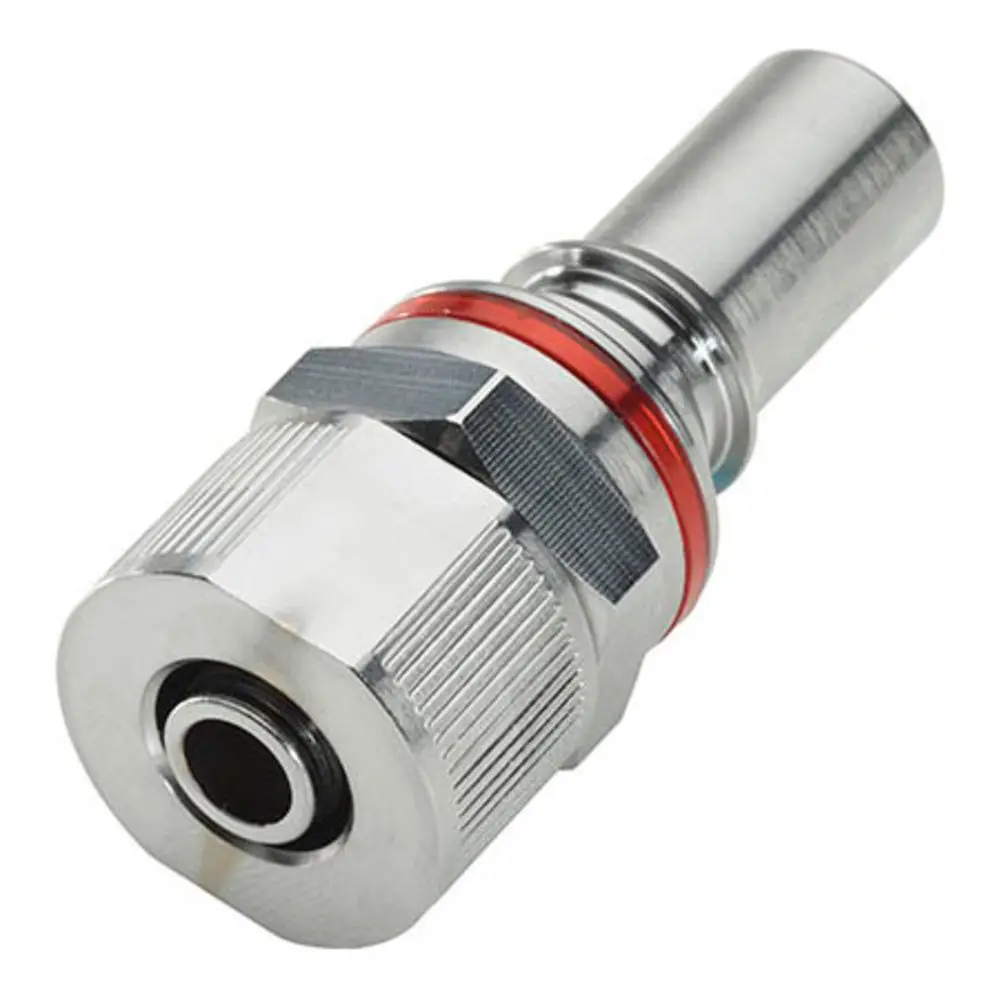 Lq6d20008red Valved Inline Ptf Liquid Cooling Coupling Insert 1/2 Ptf Warm Red 1