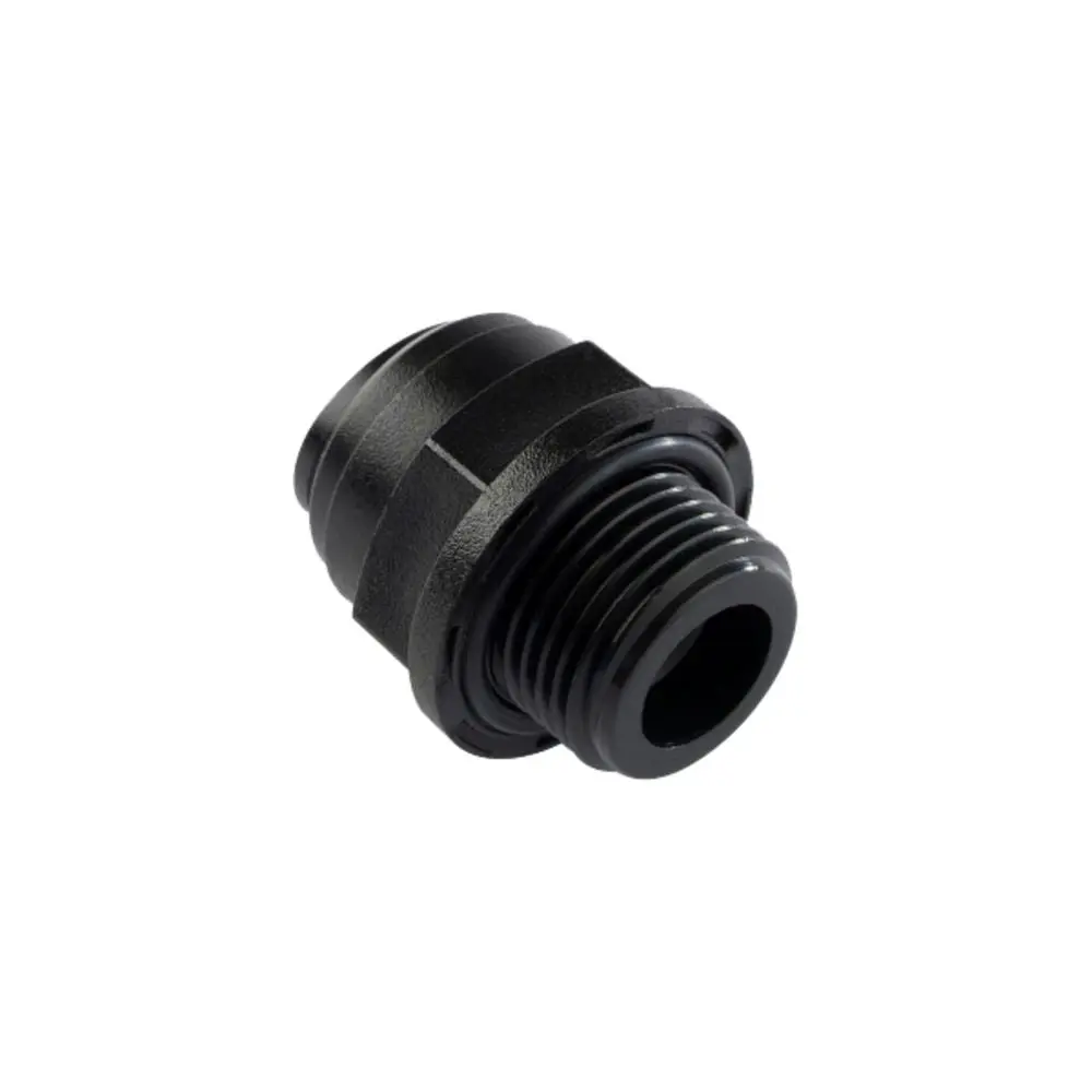 Neofit - Acetal Black Male Connector- 4Mm Tube Od X 1/8"Bsp(P) 1
