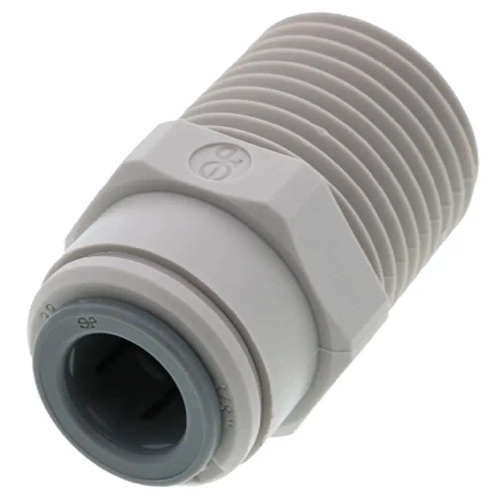 John Guest Male Connector - 3/8 X 1/2 Nptf 3