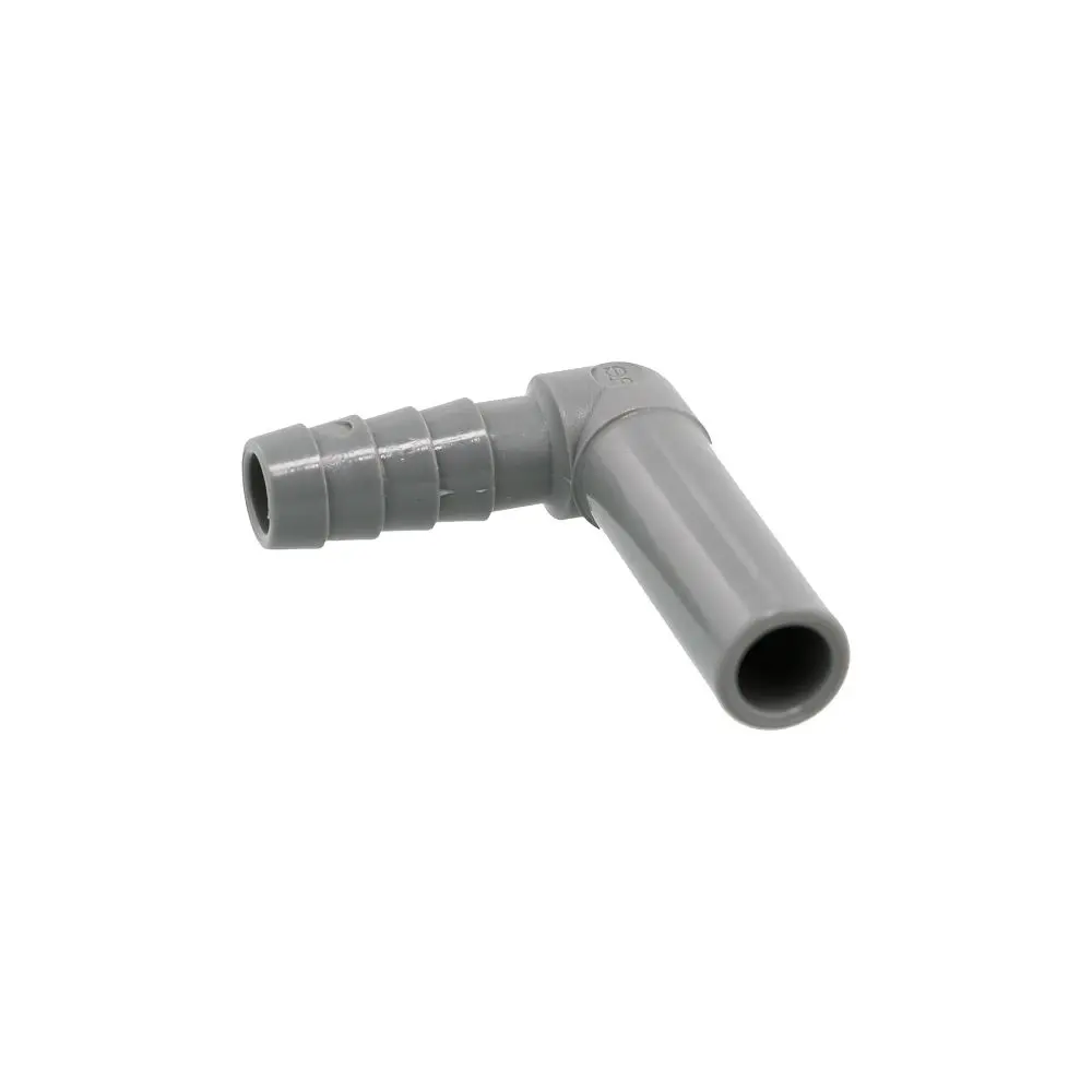 John Guest Stem Elbow Barb Connector  - 3/8 Od Stem X 5/16 Id Barb 1
