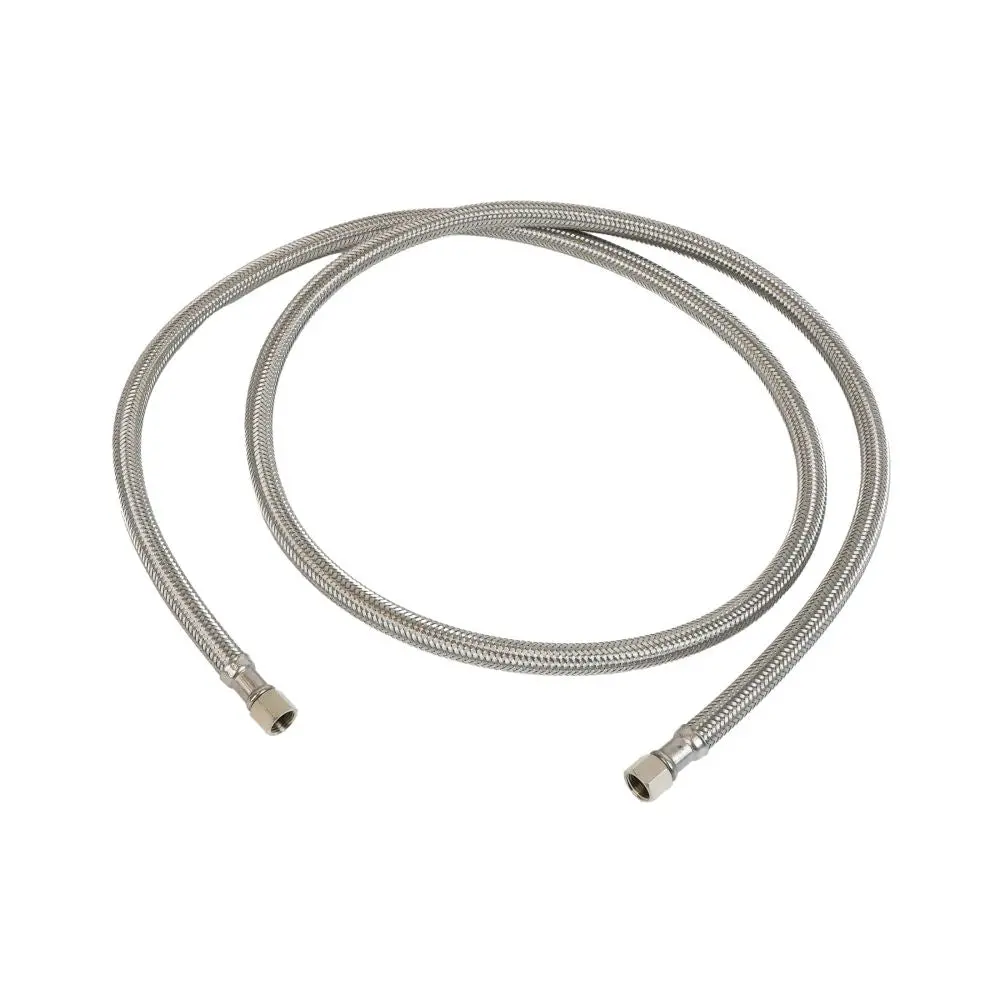 Braided Stainless Steel Hose 304 1/4" Comp X 1/4" Comp 60" Length 1