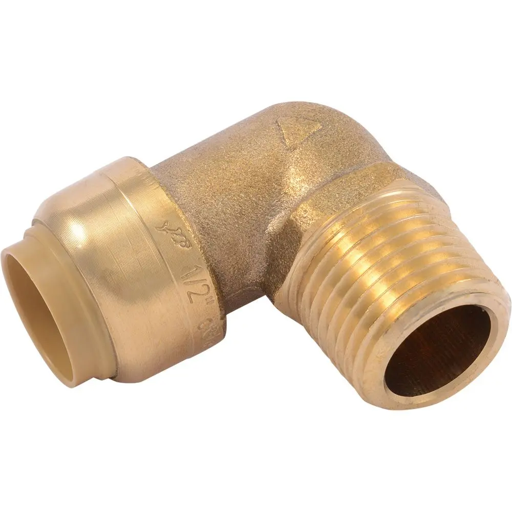Sharkbite® U280lf Lead-Free Brass Push-To-Connect Male Elbow - 1/2" X 1/2" Mpt 1