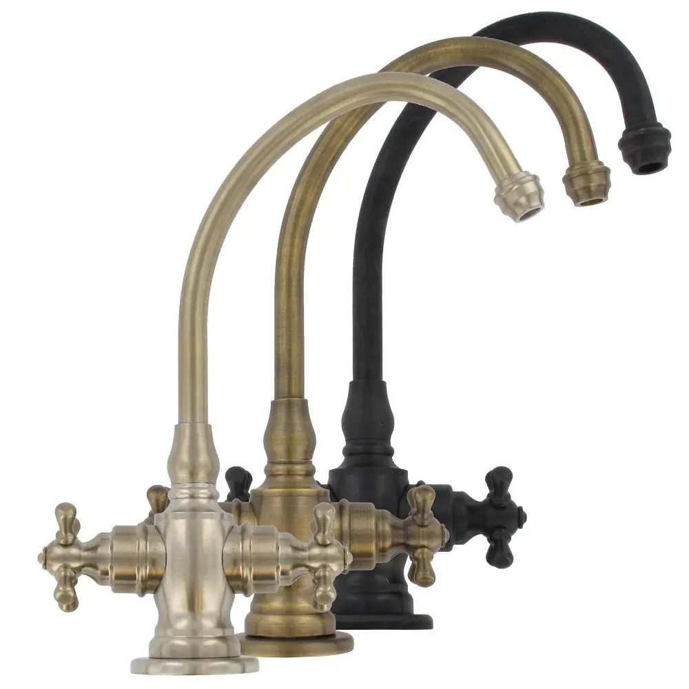 Waterstone Hampton 1250Hc Faucets With Cross Handle - Hot/Cold 1