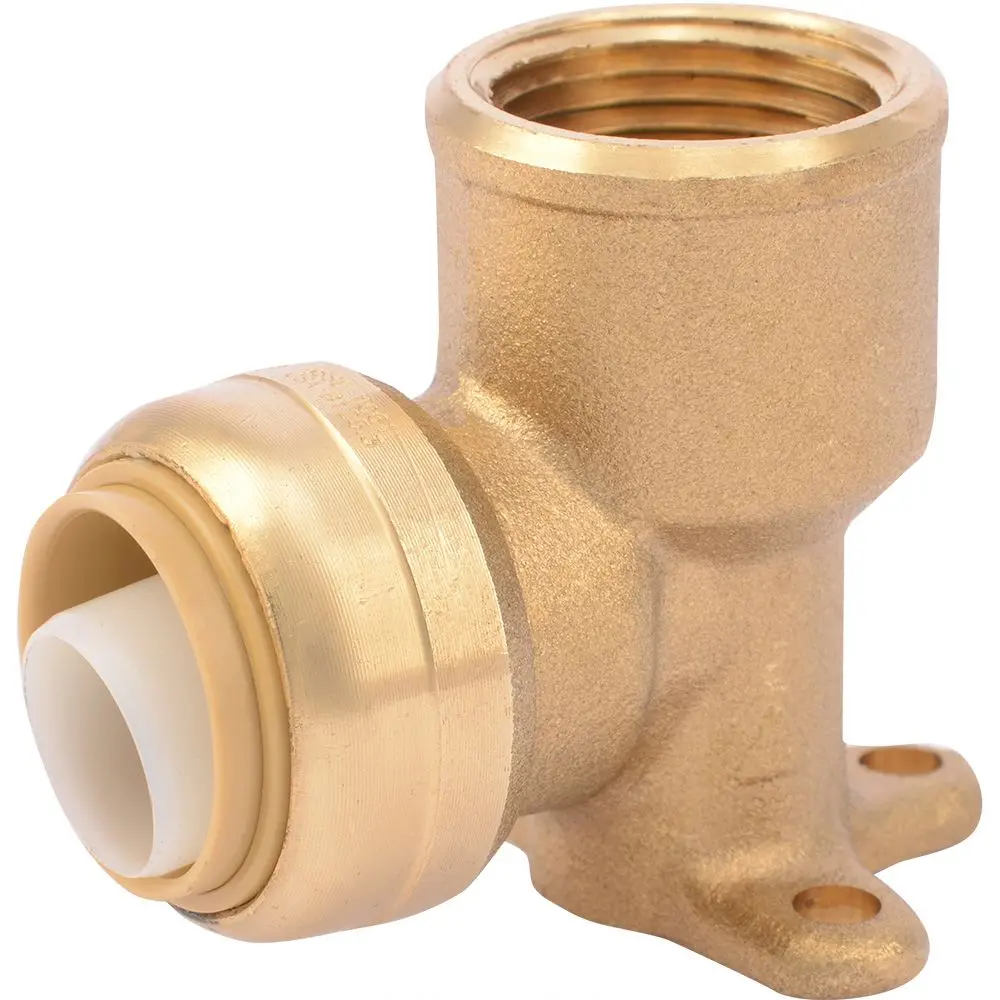 Sharkbite® U340lf Lead-Free Brass Push-To-Connect Drop-Ear Elbow - 3/4" X 3/4" Fpt 1