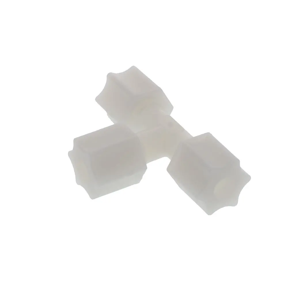 Jaco 70-4-N-O Nylon Union Tee 1/4 Od Tube X 1/4 Od Tube X 1/4 Od Tube 1