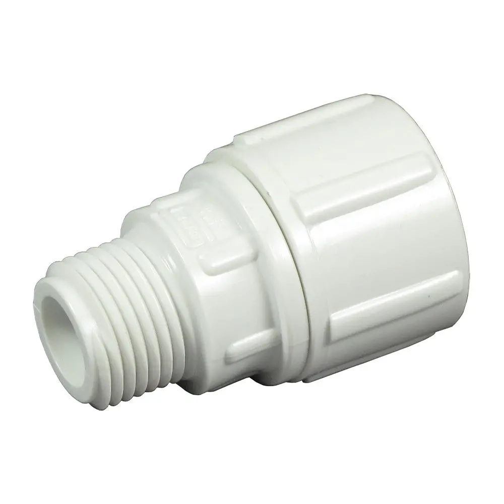 Garden Hose Adapter Female Swivel Pvc (Fht203) - 3/4 Fght Swivel X 1/2 Mpt 1