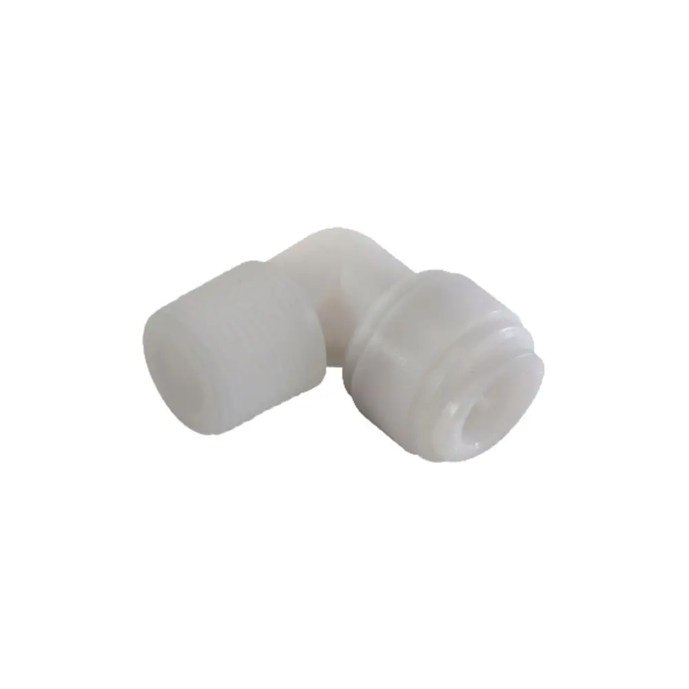 Neofit - Polypropylene Natural White Male Elbow- 3/8"Tube Od X 3/8"Nptf 1