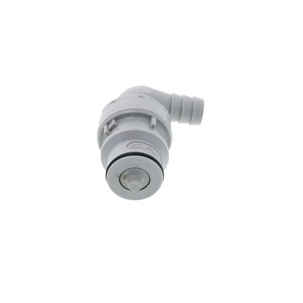 Hfcd23612 Valved Elbow Hose Barb Coupling Insert 3/8 Id Barb 1