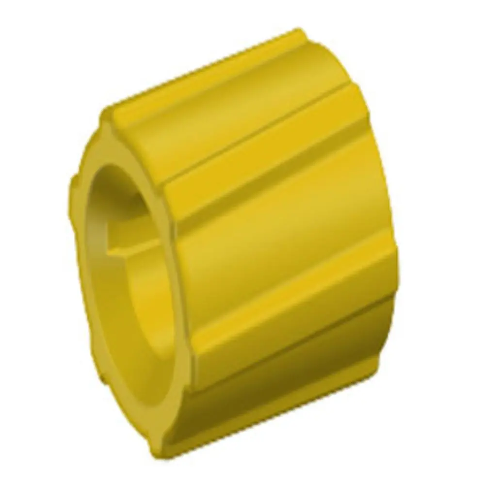 Lmsl32 Yellow Nylon Stationary Luer Lock Rings 1