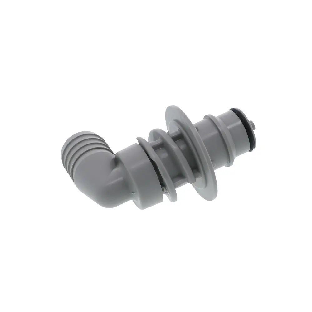 Hfcd431212 Valved Elbow Panel Mount Hose Barb Coupling Insert 3/4 Id Barb 1