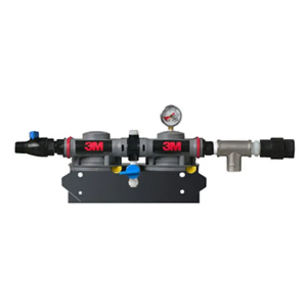 3M Water Filtration Dp2 3/4" Mnpt Inlet & Outlets, Dual Head, Dual Outlets 1