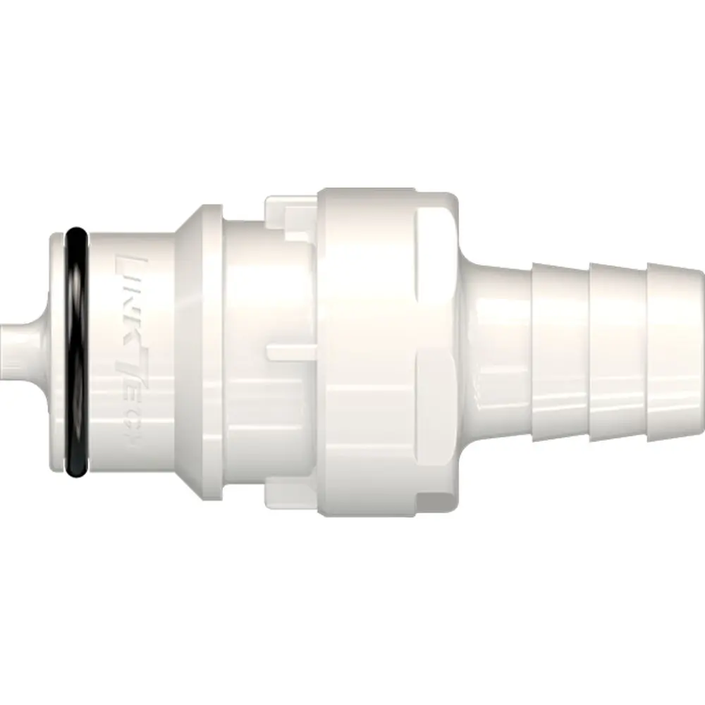 Linktech 60Ps Series Straight Male, Valved 1/2" Hb, Polysulfone, Epdm 1