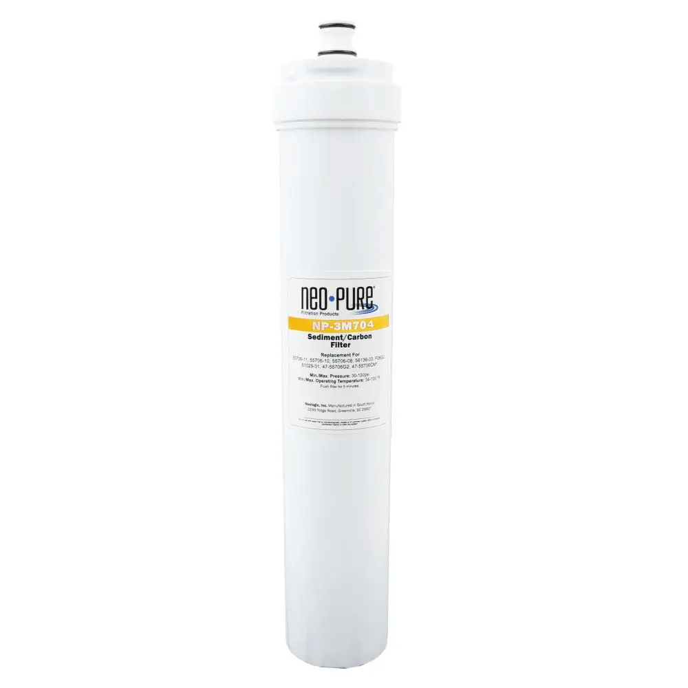 Neo-Pure Np-3M704 Sqc Compatible Carbon Pre/Post Filter 1