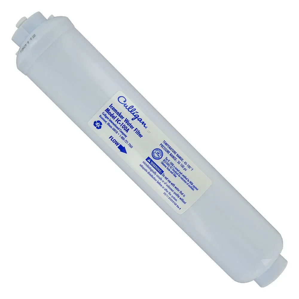 Ic-100A Icemaker/Water Dispenser Filter With 1/4" Qc Fittings 1