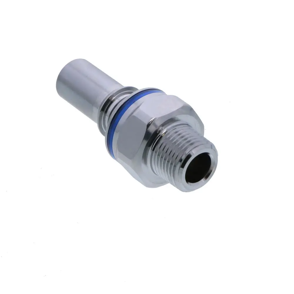 Lq6d24006blu Valved Pipe Thread Liquid Cooling Coupling Insert 3/8 Npt Cool Blue 2