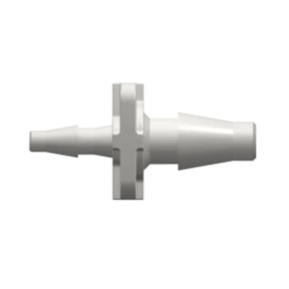 Linktech Straight Reducer Fitting, 1/8 Hb X 1/16 Hb, White Nylon 1