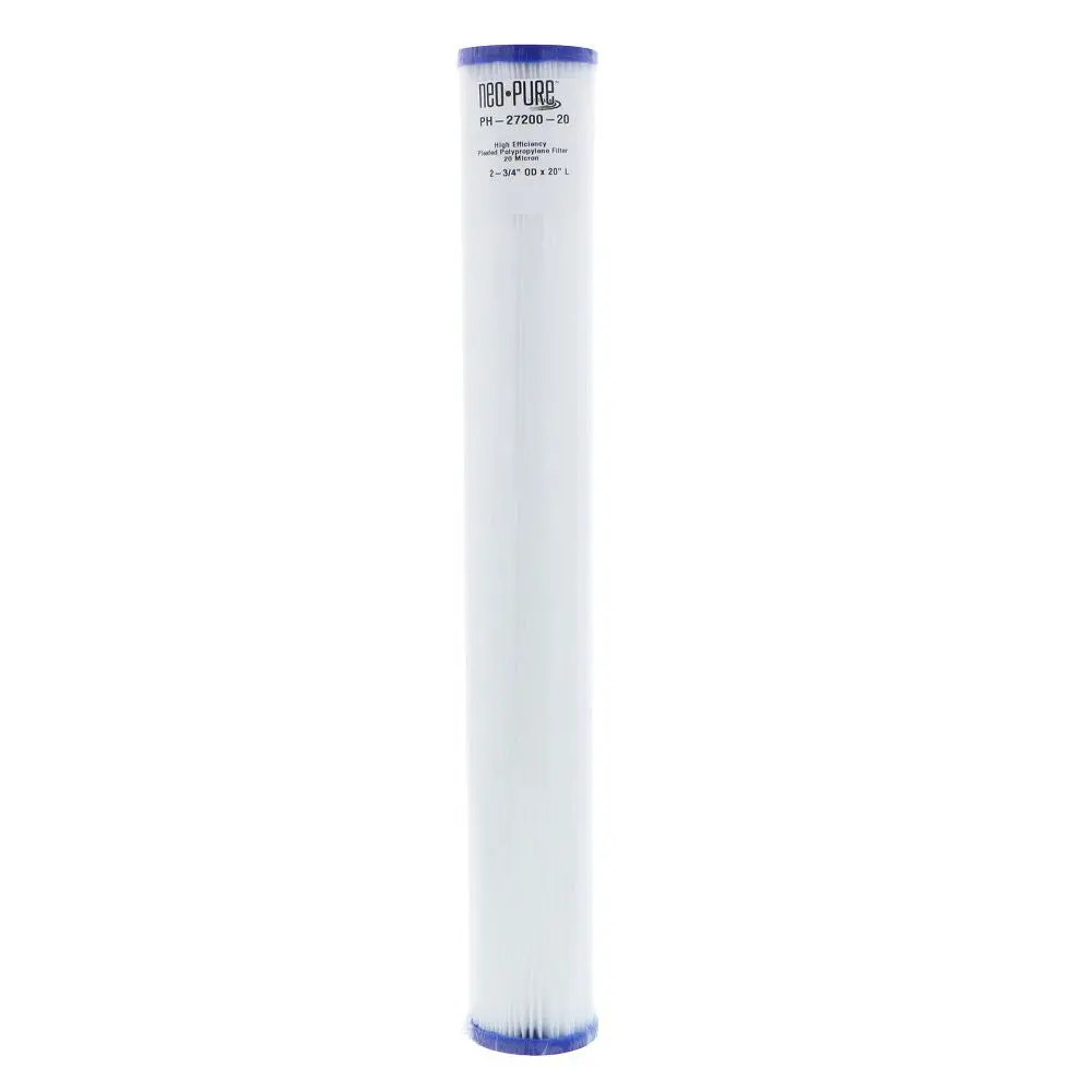 Neo-Pure Ph-27200-20 20" High Efficiency Pleated Filter 20 Micron 2