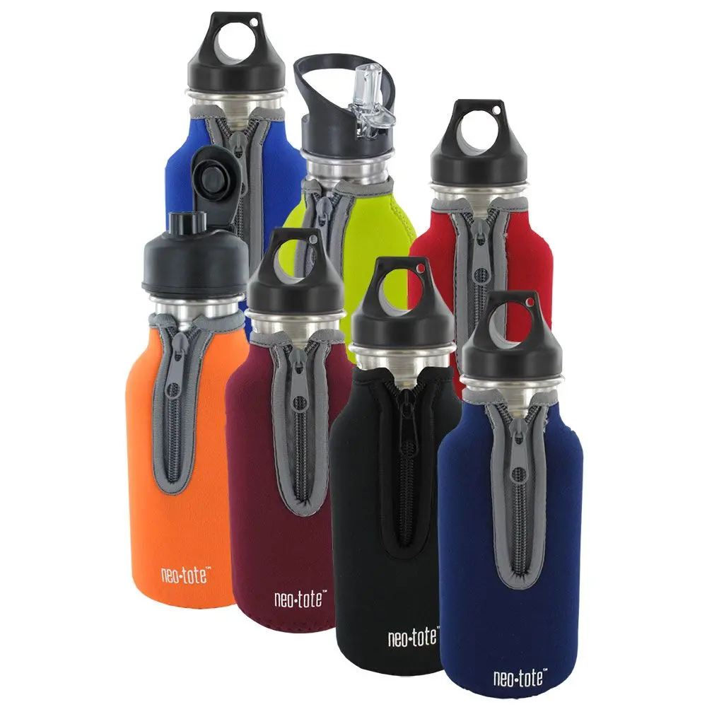Neo Vas 18 Oz. Stainless Steel Water Bottle With Neo Tote 1