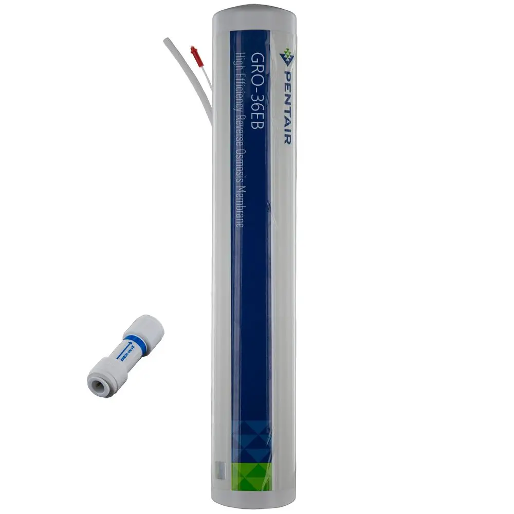 Pentair Gro-36Eb Tlc Encapsulated Membrane 36Gpd W/Check Valve And Flow Control 1