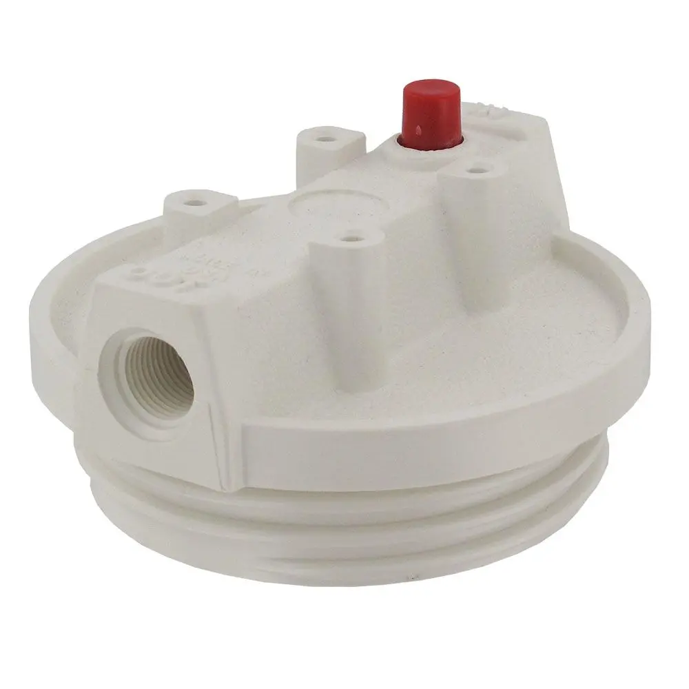 Pentek White Cap For #5, #10, #20 Slimline Housings W/ Pr - 3/8" Fpt 1