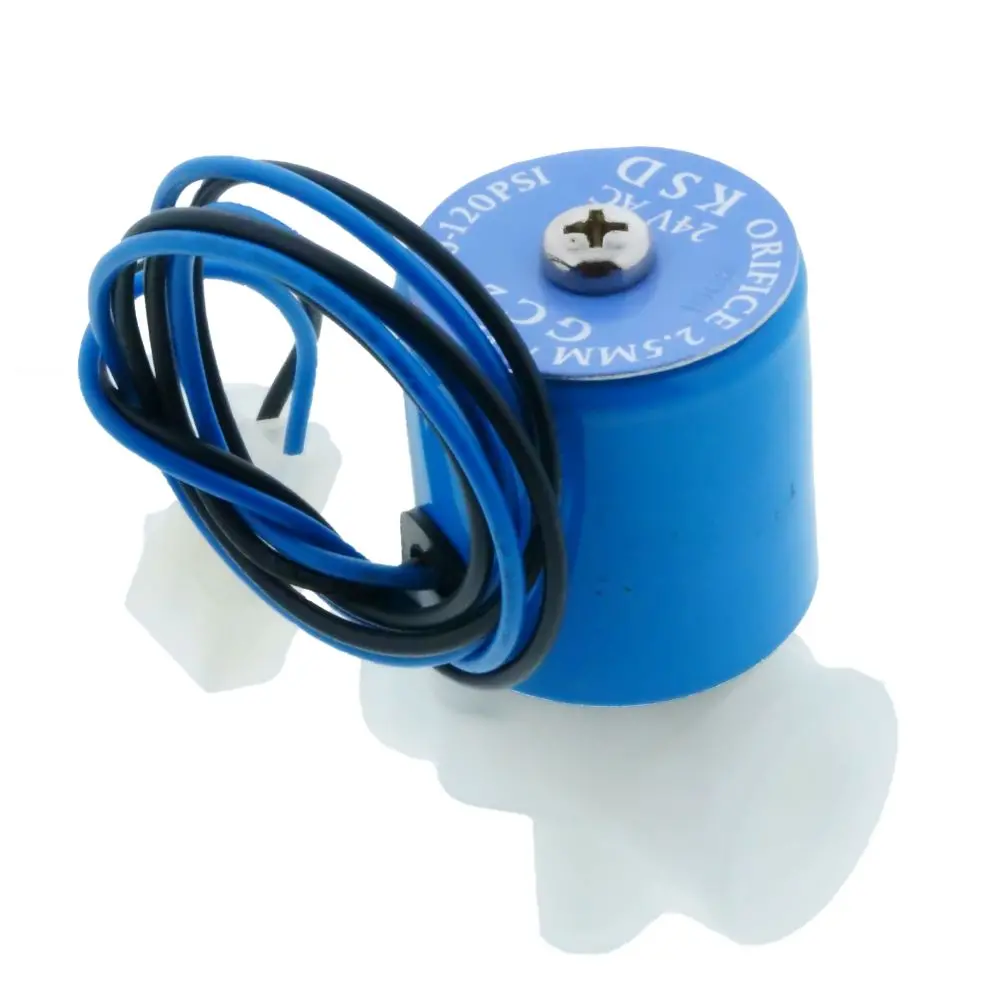Electronic Shut-Off Solenoid Valve With Qc Fittings 24Vac 2