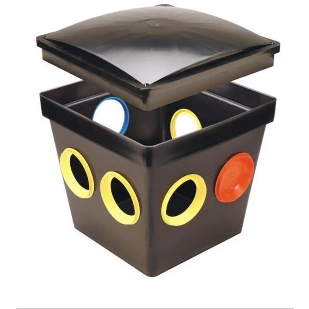 Tuf-Tite 7 Hole Distribution Box 7Hd2 With Fittings & Lid 1