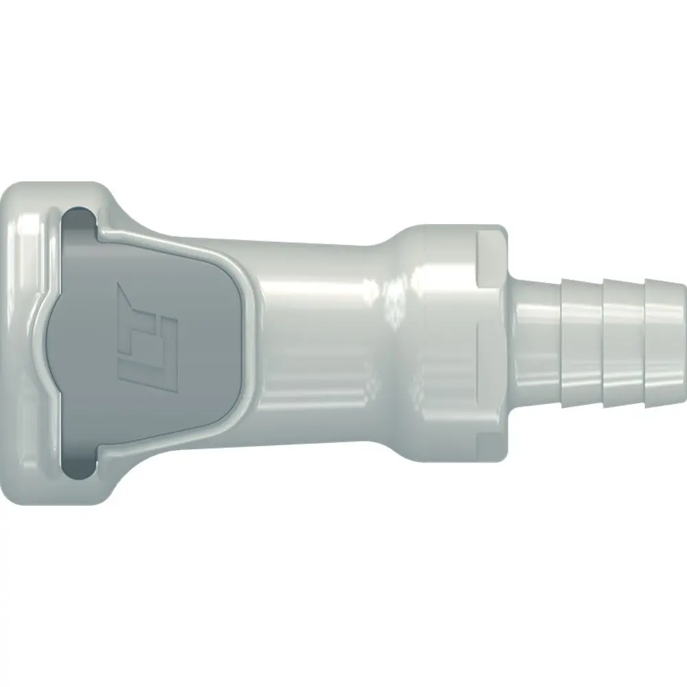 Linktech 60Pp Series Straight Female, Non-Valved, 1/2" Hb, Polypropylene 1