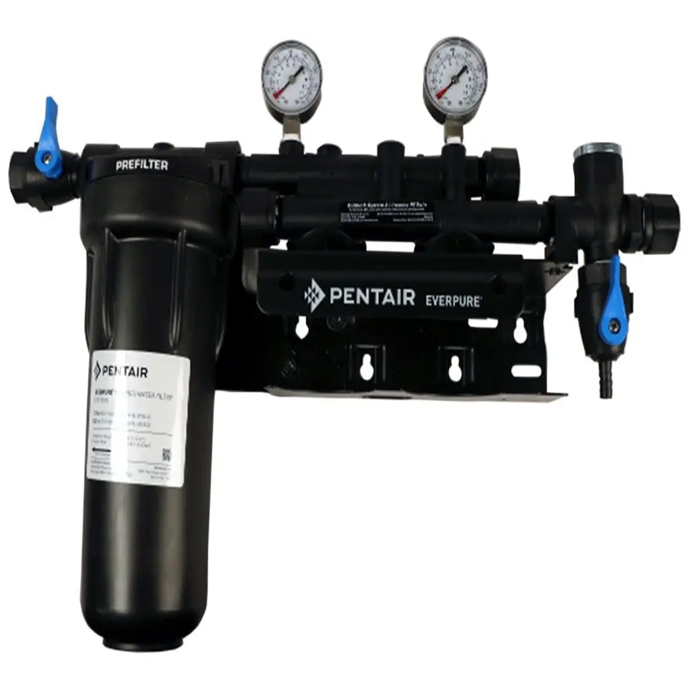 Everpure Ev9293-02 Coldrink/Insurice Twin Manifold With 10" Prefilter 1