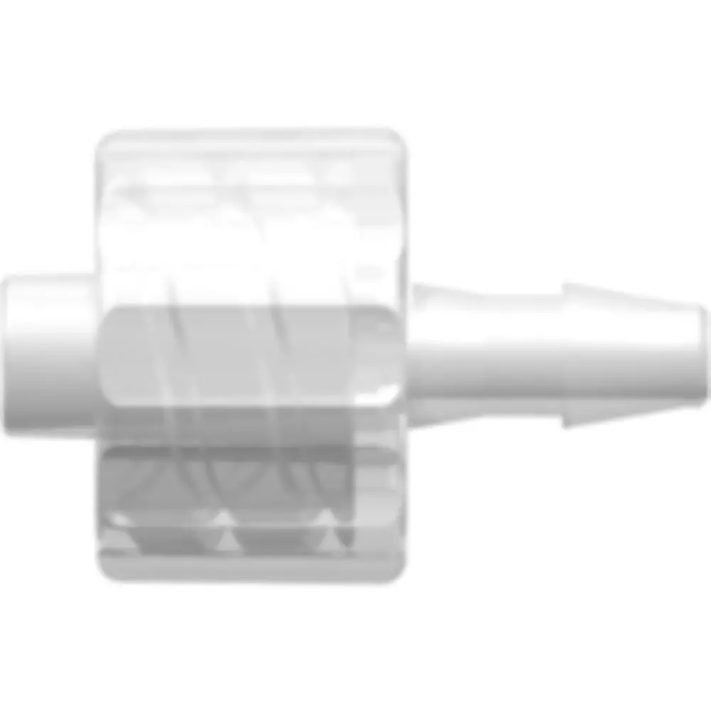 Linktech Male Luer Integral Lock Ring To 200 Series Barb, 3/32" (2.4 Mm) Id Tubing, Natural Polypropylene 1