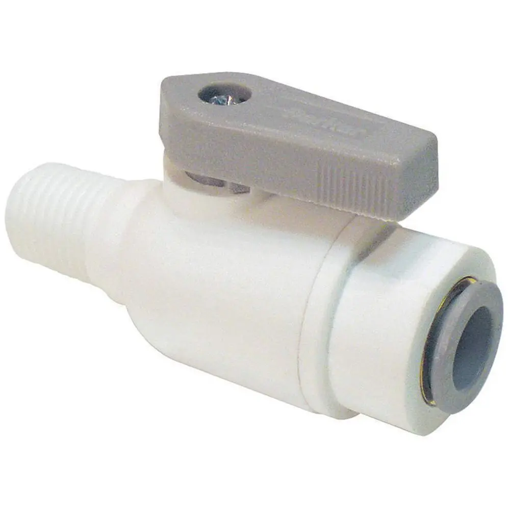 Parker Liquifit Valve Male Connector - 3/8 Qc X 3/8 Mpt 1