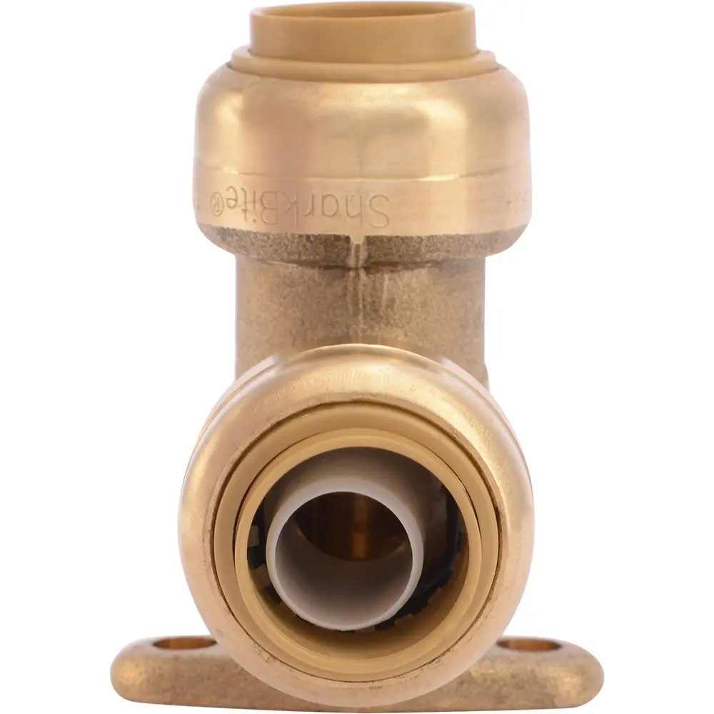 Sharkbite® U249lf Lead-Free Brass Push-To-Connect Drop-Ear Elbow - 1/2" X 1/2" 2