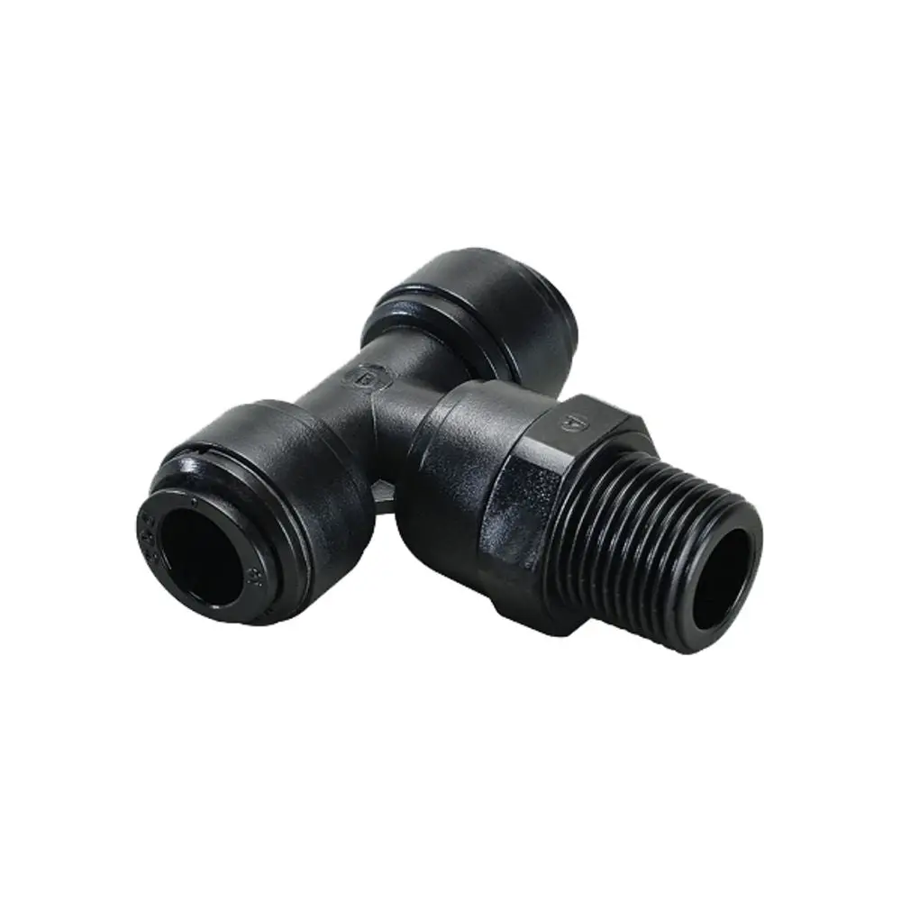 Neofit - Acetal Black Swivel Tee 10Mm X 3/8" Bspp 1