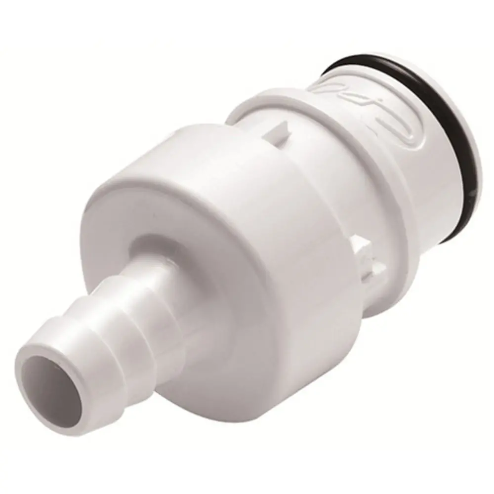 80900 Nsf Valved In-Line Hose Barb Coupling Insert 3/8 Id Barb 1