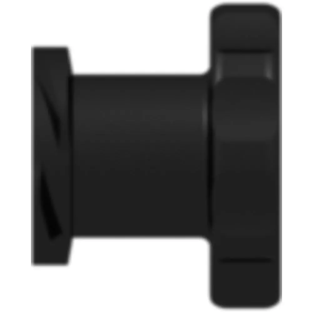 Linktech Female Luer Thread Style Cap, Black Nylon 1