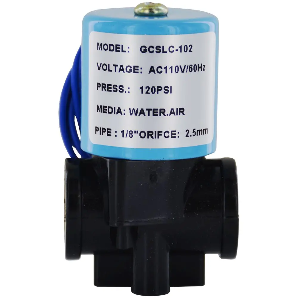 Electronic Shut-Off Solenoid Valve 115 Volt 1/8" Fpt 1