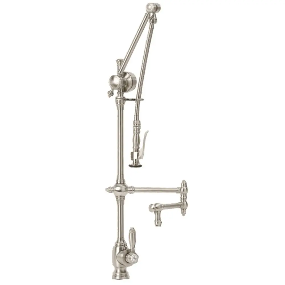 Waterstone Gantry Faucet - Traditional W/12" Articulated Spout 1