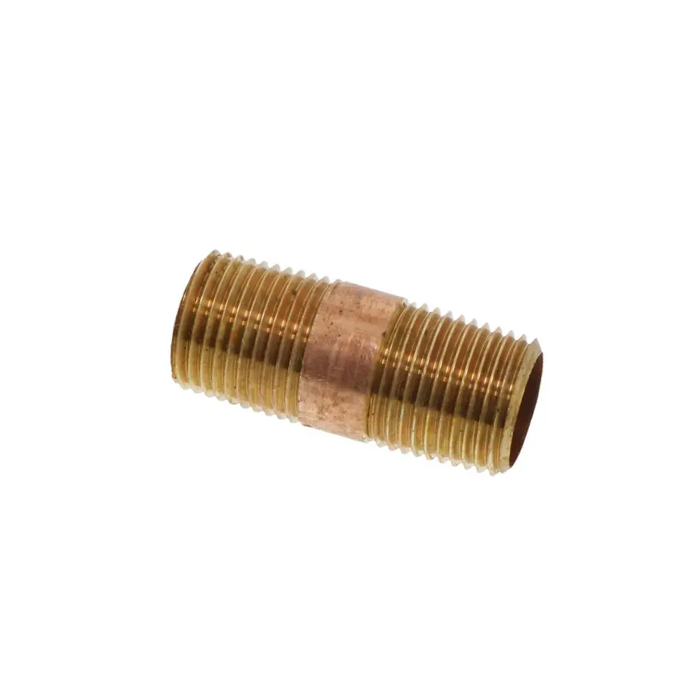 Lead-Free Red Brass Nipple 1/2 Mip X 2 L 1