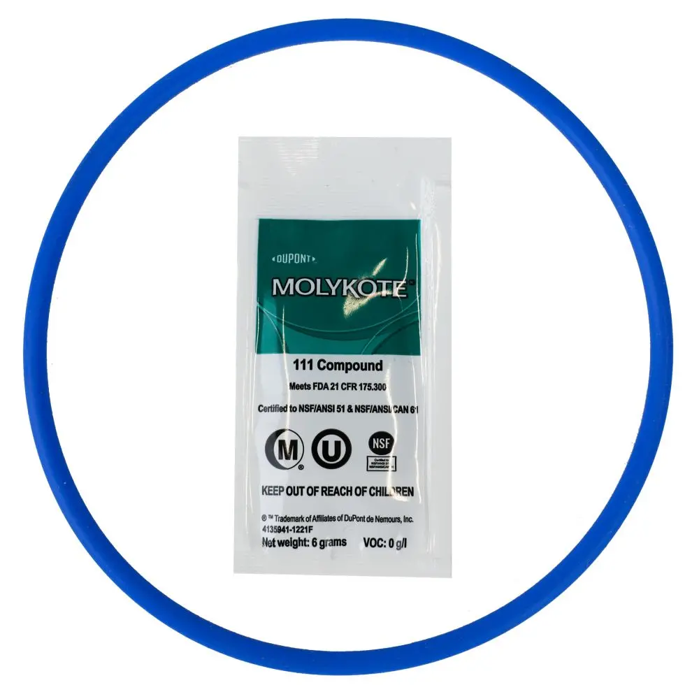 Replacement Blue O-Ring Kit With Lubricant For Whole House Water Systems 1