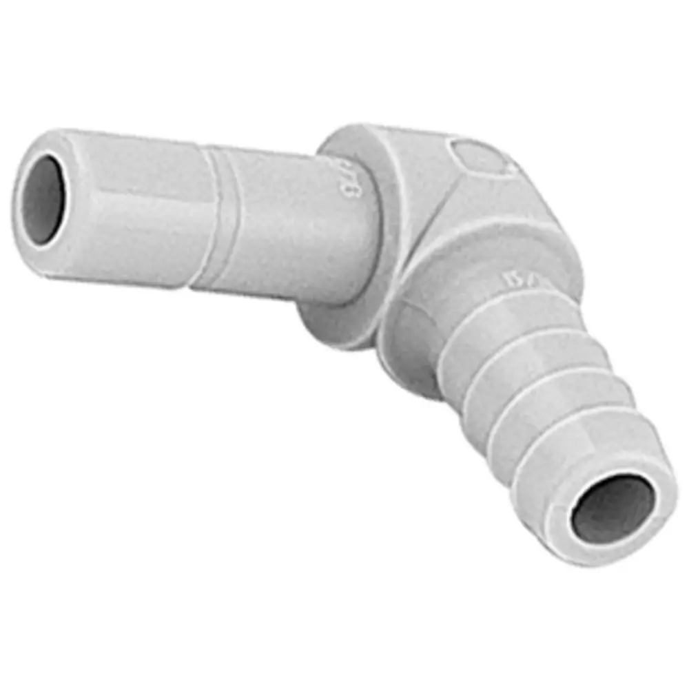 Dmfit Stem Elbow Barb Connector  - 1/4 Od Stem X 5/16 Id Barb 1