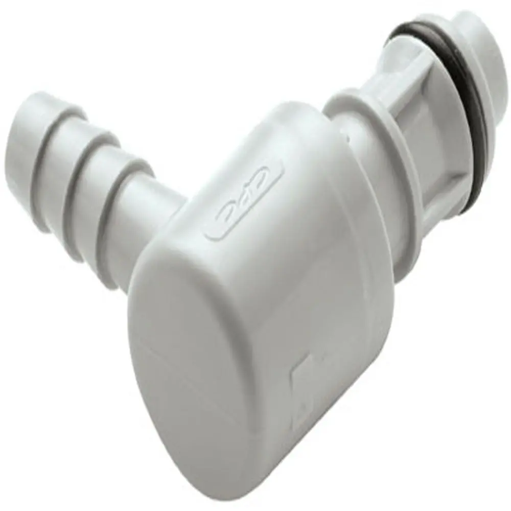 Efc23412 Non-Valved Hose Barb Elbow Coupling Insert 1/4 Id Barb 1