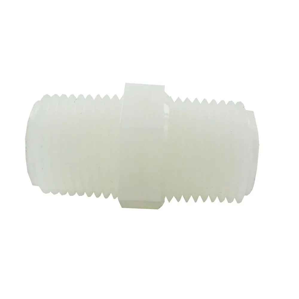 Nipple Hex - 3/8" Mpt Natural Nylon 1