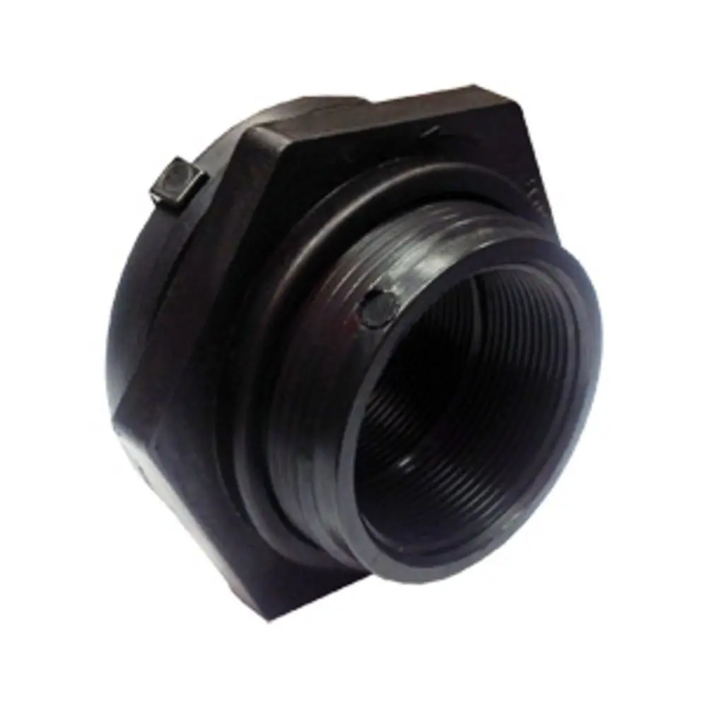 2.00" Polypropylene Bulkhead Tank Fitting With Epdm Gaskets 1