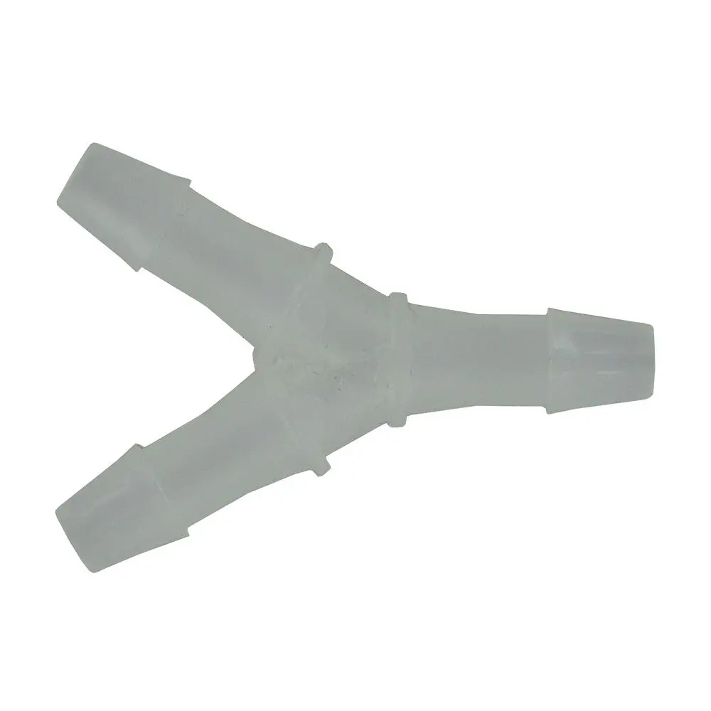 Fitquik Polypropylene Union Y Barb Fitting - 1/4 Id X 1/4 Id X 1/4 Id 1