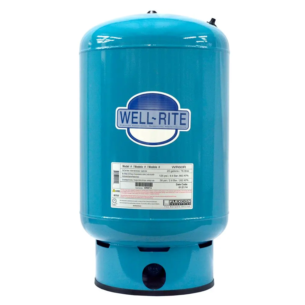 Well-Rite Wr-60 Well Pressure Tank 20 Gallon Steel 1