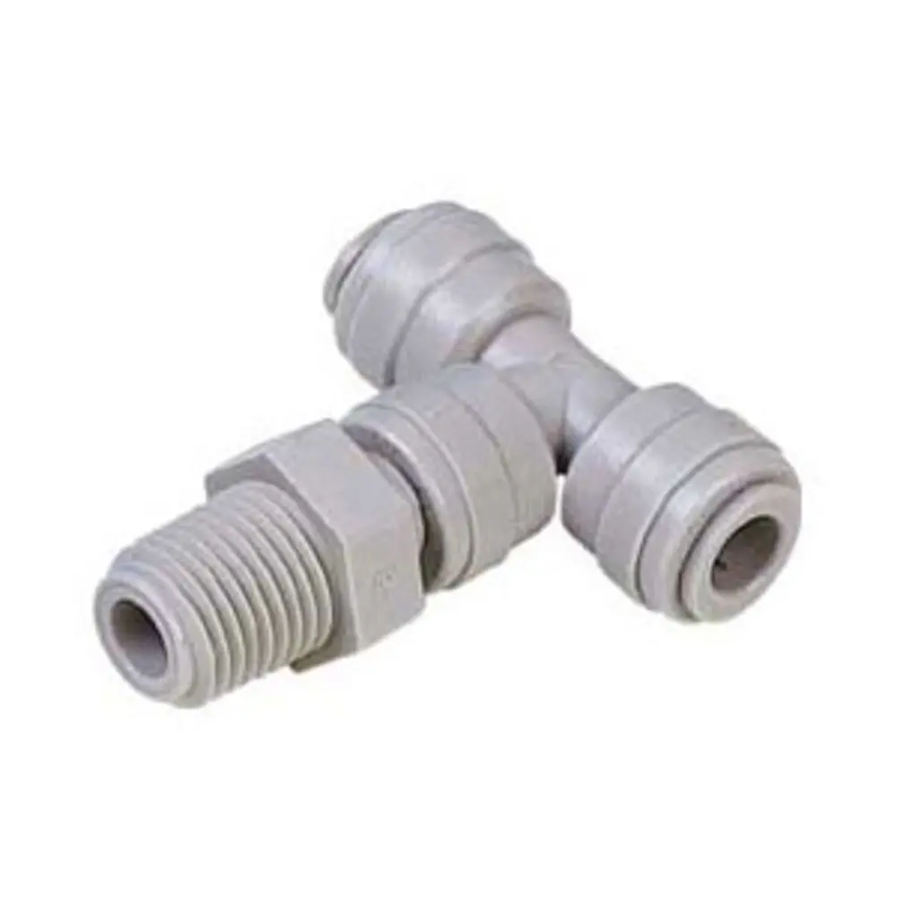 Dmfit Male Tee Swivel - 5/16" Push-In X 3/8" Nptf 1