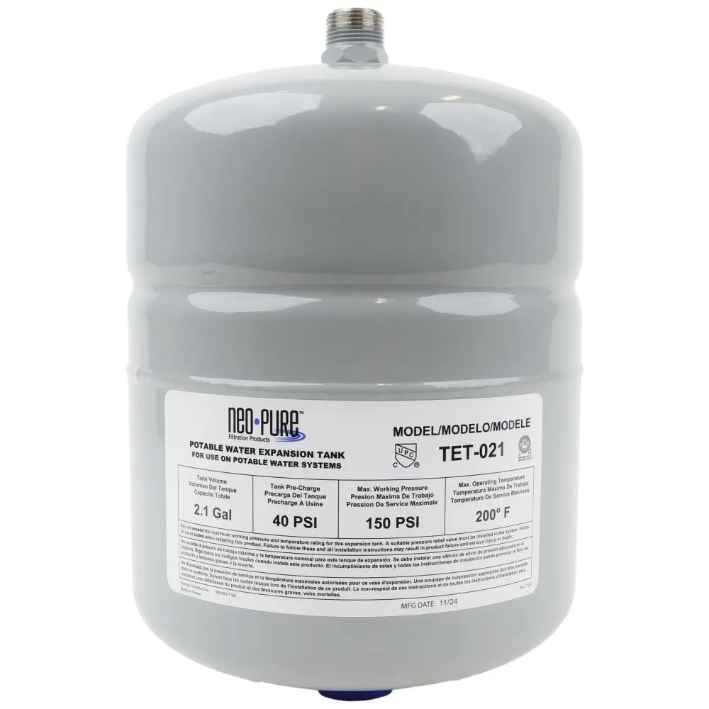 Neo-Pure Thermal Expansion Tank 2.1 Gal  3/4 Mnpt 1